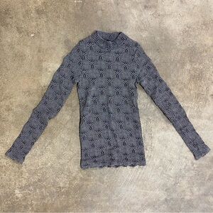 free people love letter cami long sleeve mock neck version size xs